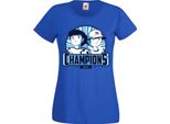 Maglietta Da Donna Manga Anime Captain Tsubasa 01 Captain Tsubasa, Lady L , Bleu