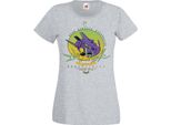 Maglietta Da Donna Manga Anime Neon Anime Genesis Manga Evangelion Eva Unit 01 Eva Unit, Lady 2XL , Gris