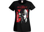 Maglietta Da Donna Manga Anime Death Note Shonen Jump Death Note Shonen Jump, Lady Xs , Noir