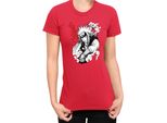 Maglietta Da Donna Naruto Jiraiya 04, Lady Xl , Rouge