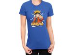 Maglietta Da Donna Naruto Naruto 07, Lady 2XL , Bleu