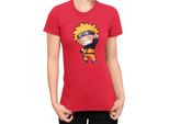 Maglietta Da Donna Naruto Naruto Chibi, Lady 2XL , Rouge