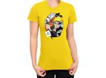 Maglietta Da Donna Naruto Naruto & Kurama, Lady 2XL , Jaune