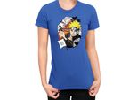 Maglietta Da Donna Naruto Naruto & Kurama, Lady 2XL , Bleu
