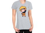 Maglietta Da Donna Naruto Naruto Chibi, Lady 2XL , Gris
