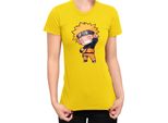 Maglietta Da Donna Naruto Naruto Chibi, Lady 2XL , Jaune