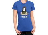 Maglietta Da Donna Naruto Orochimaru 03, Lady L , Bleu