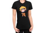 Maglietta Da Donna Naruto Naruto Chibi, Lady 2XL , Noir