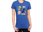 Maglietta Da Donna Naruto Team 7 03, Lady S , Bleu