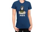 Maglietta Da Donna Naruto Orochimaru 03, Lady L , Bleu Foncé