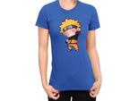 Maglietta Da Donna Naruto Naruto Chibi, Lady 2XL , Bleu