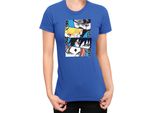 Maglietta Da Donna Naruto Team 7 05, Lady Xl , Bleu
