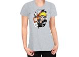 Maglietta Da Donna Naruto Naruto & Kurama, Lady S , Gris