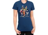Maglietta Da Donna Naruto Team 7 04, Lady Xs , Bleu Foncé