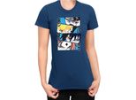 Maglietta Da Donna Naruto Team 7 05, Lady S , Bleu Foncé