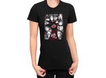 Maglietta Da Donna Naruto Akatsuki Team Members 01, Lady Xl , Noir