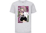 Maglietta Per Bambini Demon Anime Slayer Kanroji Mitsuri Kanroji Mitsuri, 9-11 Jahr - 140 , Gris