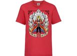 Maglietta Per Bambini Fullmetal Alchemist Edward Elric Fullmetal Edward, 9-11 Jahr - 140 , Rouge