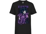 Maglietta Per Bambini Saint Anime Seiya Gemini Kanon Gemini Kanon, 5-6 Jahr - 116 , Noir