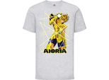 Maglietta Per Bambini Saint Anime Seiya Leo Aiolia 02 Aiolia, 5-6 Jahr - 116 , Gris