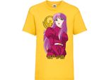Maglietta Per Bambini Saint Anime Seiya Athena Saint Anime Seiya Athena, 7-8 Jahr - 128 , Jaune
