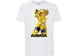 Maglietta Per Bambini Saint Anime Seiya Leo Aiolia 02 Aiolia, 5-6 Jahr - 116 , Blanc
