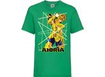 Maglietta Per Bambini Saint Anime Seiya Leo Aiolia 02 Aiolia, 5-6 Jahr - 116 , Vert