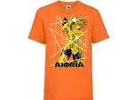 Maglietta Per Bambini Saint Anime Seiya Leo Aiolia 02 Aiolia, 5-6 Jahr - 116 , Orange