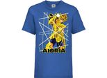 Maglietta Per Bambini Saint Anime Seiya Leo Aiolia 02 Aiolia, 5-6 Jahr - 116 , Bleu