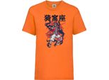 Maglietta Per Bambini Demon Anime Slayer Akaza 02 Demon Akaza, 5-6 Jahr - 116 , Orange
