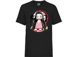 Maglietta Per Bambini Demon Anime Slayer Nezuko Kamado 05 Tanjiro Sister, 5-6 Jahr - 116 , Noir