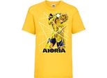 Maglietta Per Bambini Saint Anime Seiya Leo Aiolia 02 Aiolia, 5-6 Jahr - 116 , Jaune
