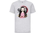 Maglietta Per Bambini Demon Anime Slayer Nezuko Kamado 05 Tanjiro Sister, 5-6 Jahr - 116 , Gris
