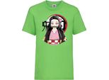 Maglietta Per Bambini Demon Anime Slayer Nezuko Kamado 05 Tanjiro Sister, 5-6 Jahr - 116 , Lime