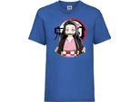 Maglietta Per Bambini Demon Anime Slayer Nezuko Kamado 05 Tanjiro Sister, 5-6 Jahr - 116 , Bleu
