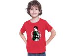 Maglietta Per Bambini Demon Anime Slayer Kimetsu No Yaiba Tanjiro Kamado 013, 7-8 Jahr - 128 , Rouge