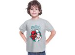 Maglietta Per Bambini Demon Anime Slayer Kimetsu No Yaiba Mask 002, 7-8 Jahr - 128 , Gris