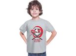 Maglietta Per Bambini Demon Anime Slayer Kimetsu No Yaiba Mask 001, 7-8 Jahr - 128 , Gris