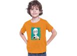 Maglietta Per Bambini Dragon Anime Manga Ball Z Bulma 01, 9-11 Jahr - 140 , Orange