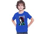 Maglietta Per Bambini Demon Anime Slayer Kimetsu No Yaiba Tanjiro Kamado 008, 7-8 Jahr - 128 , Bleu