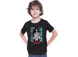 Maglietta Per Bambini Demon Anime Slayer Kimetsu No Yaiba Kokushibo 001, 7-8 Jahr - 128 , Noir