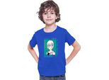 Maglietta Per Bambini Dragon Anime Manga Ball Z Bulma 01, 9-11 Jahr - 140 , Bleu