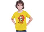 Maglietta Per Bambini Demon Anime Slayer Kimetsu No Yaiba Mask 001, 7-8 Jahr - 128 , Jaune