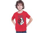 Maglietta Per Bambini Demon Anime Slayer Kimetsu No Yaiba Mask 002, 7-8 Jahr - 128 , Rouge