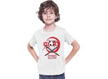 Maglietta Per Bambini Demon Anime Slayer Kimetsu No Yaiba Mask 001, 7-8 Jahr - 128 , Blanc