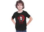 Maglietta Per Bambini Demon Anime Slayer Kimetsu No Yaiba Mask 001, 7-8 Jahr - 128 , Noir
