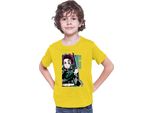 Maglietta Per Bambini Demon Anime Slayer Kimetsu No Yaiba Tanjiro Kamado 100, 7-8 Jahr - 128 , Jaune