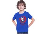 Maglietta Per Bambini Demon Anime Slayer Kimetsu No Yaiba Mask 001, 7-8 Jahr - 128 , Bleu