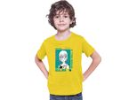 Maglietta Per Bambini Dragon Anime Manga Ball Z Bulma 01, 9-11 Jahr - 140 , Jaune