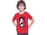 Maglietta Per Bambini Demon Anime Slayer Kimetsu No Yaiba Tanjiro Kamado 009, 7-8 Jahr - 128 , Rouge